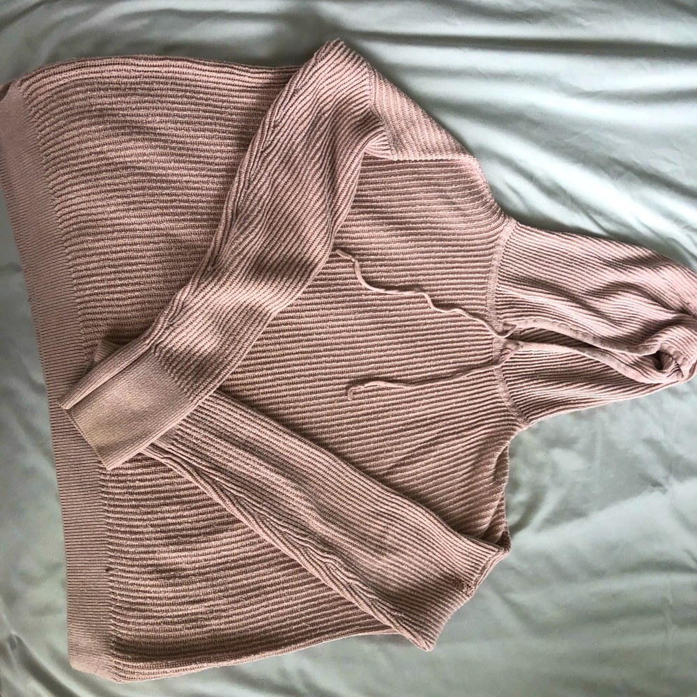 Cozy peach hoodie